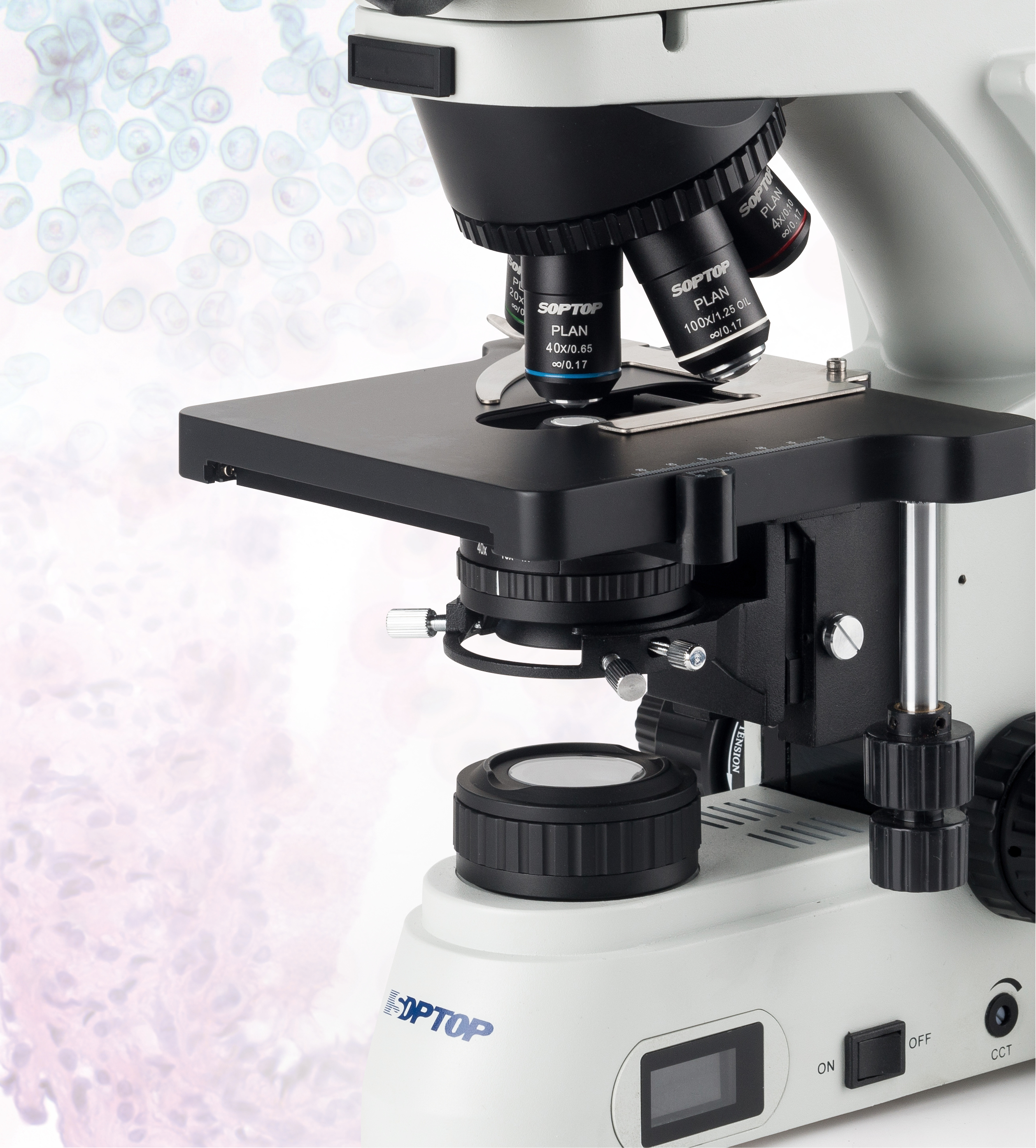 EX-31-T Trinoküler Ar-ge ve Laboratuvar Işık ve Objektif Hafızalı Premium Mikroskop