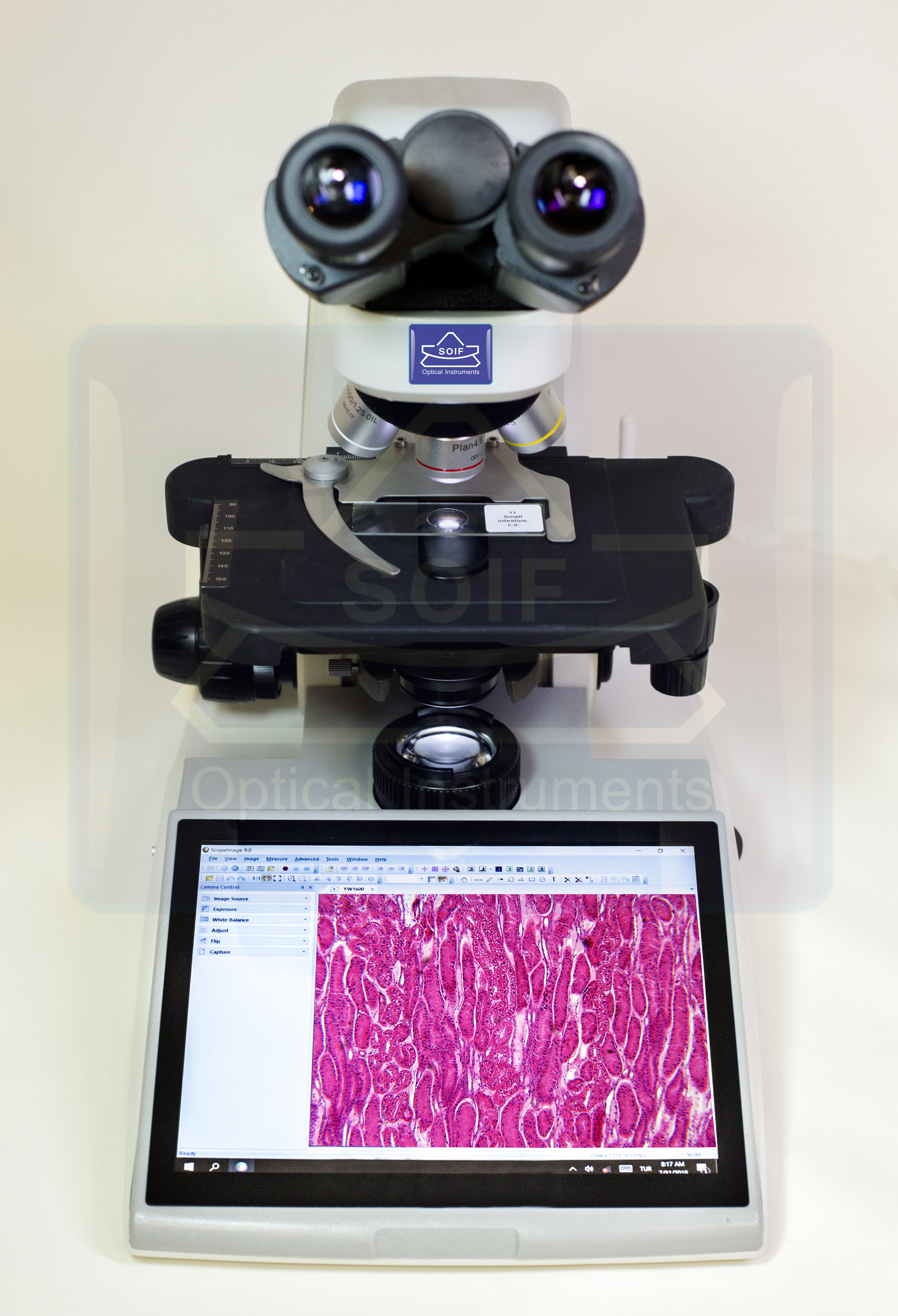 MIC-Intescope Digital Ekranlı Lab. Mikroskop Led 105 Plan Ach. 5/16 MP-HDMI