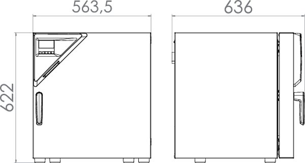 ED 56 Doğal Konveksiyonlu Kurutma ve Isıtma Fırını