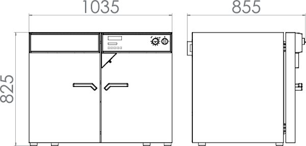 FP 240 Mekanik Konveksiyonlu Gelişmiş Zamanlayıcı Fonksiyonlu Kurutma ve Isıtma Fırını