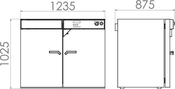 FP 400 Mekanik Konveksiyonlu Gelişmiş Zamanlayıcı Fonksiyonlu Kurutma ve Isıtma Fırını