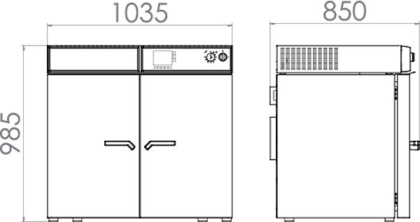 M 240 Mekanik Konveksiyonlu Gelişmiş Program Fonksiyonlu Kurutma ve Isıtma Fırını
