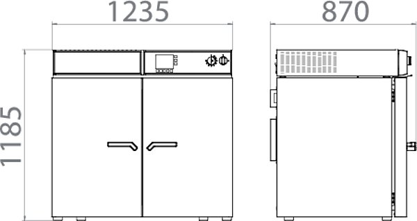 M 400 Mekanik Konveksiyonlu Gelişmiş Program Fonksiyonlu Kurutma ve Isıtma Fırını