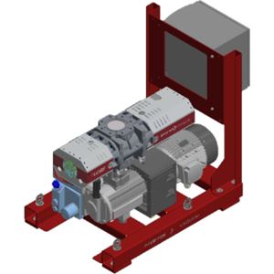 COMBI RU 1604 with R5 RD 0360 A single-stage rotary vane pump and HiLobe 2104 roots pump