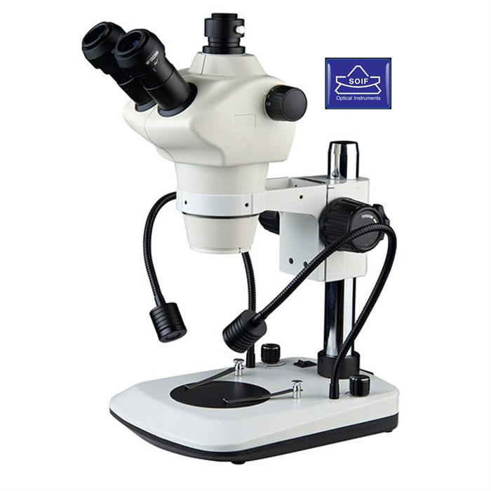SOIF ST8050-B8LS Trinoküler Flexible Kollu Stereo Zoom Mikroskop 50x
