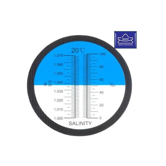 SOIF VSA1-T Tuz Ölçümü (NaCl) İçin El Tipi Refraktometre -0~100% Tuz Miktarı- ATC'li