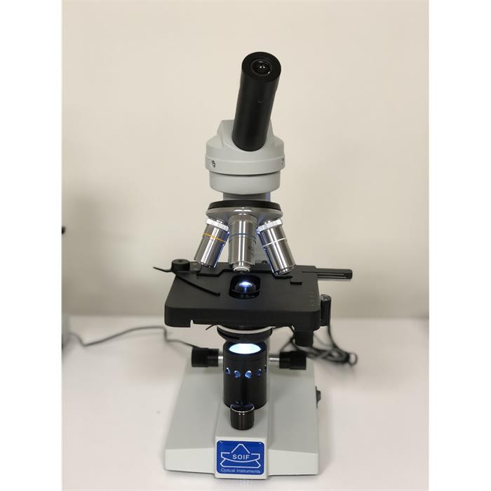 SOIF M2 Monoküler Öğrenci Mikroskobu -4 Objektif Yuvalı Achromat-1000x