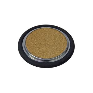 Sinterlenmiş Metal Filtreli Merkezleme Halkası – DN 40 ISO-KF (Paslanmaz Çelik / FKM)