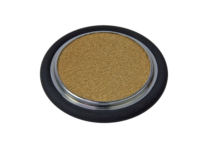 Sinterlenmiş Metal Filtreli Merkezleme Halkası – DN 16 ISO-KF (Paslanmaz Çelik / FKM)