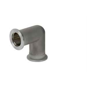 90° Dirsek (Elbow) Bağlantı Parçası – DN 25 ISO-KF (Alüminyum EN AW-6082)