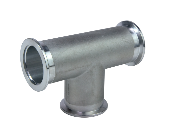 T Flanş (Tee) – DN 16 ISO-KF (Alüminyum EN AW-6082)