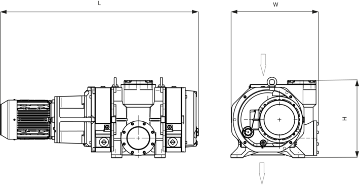 PANDA WV 1200 A – Roots Pump 